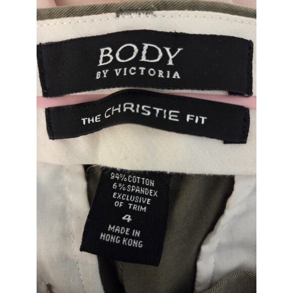 Victoria's Secret Body by Victoria The Christie Fit Olive Flare Pants Sz 4 - Picture 2 of 7